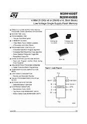 DataSheet M29W400BT pdf
